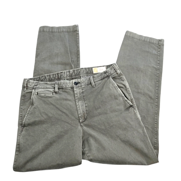 GAP Men's Relaxed Khakis Grey 36x34 - Picture 2 of 5